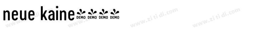 neue kaine字体转换